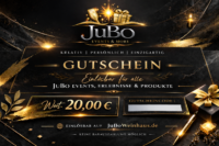 JuBo Gutschein – 20,00€ – Motiv: Elegant