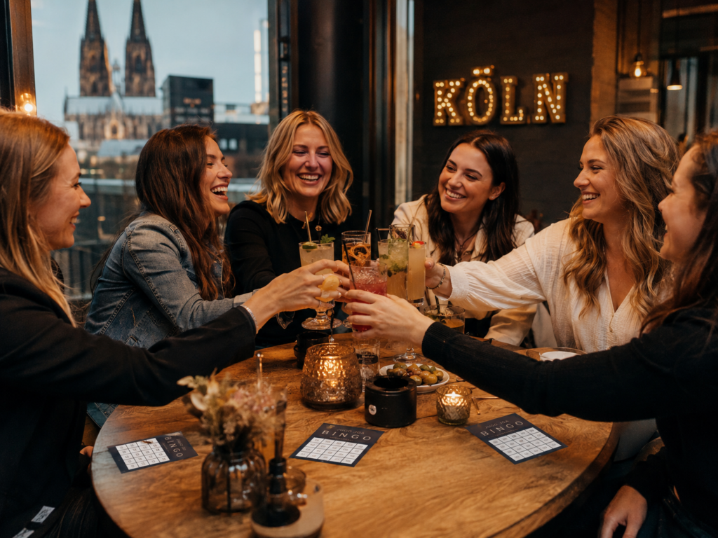 Atmosphäre bei einem JGA Programmpunkt in Köln